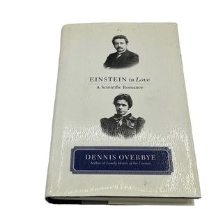 Einstien in Love hard cover book